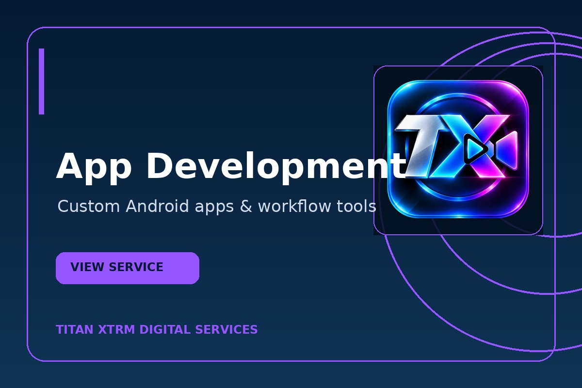 TitanX Studio mobile live streaming app development preview