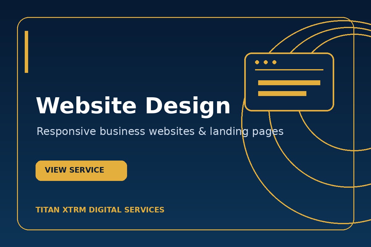 Website design and development showcase